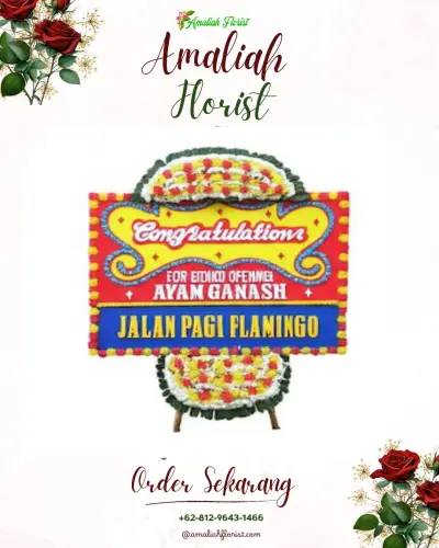 Bunga Papan Congratulation di Sukra